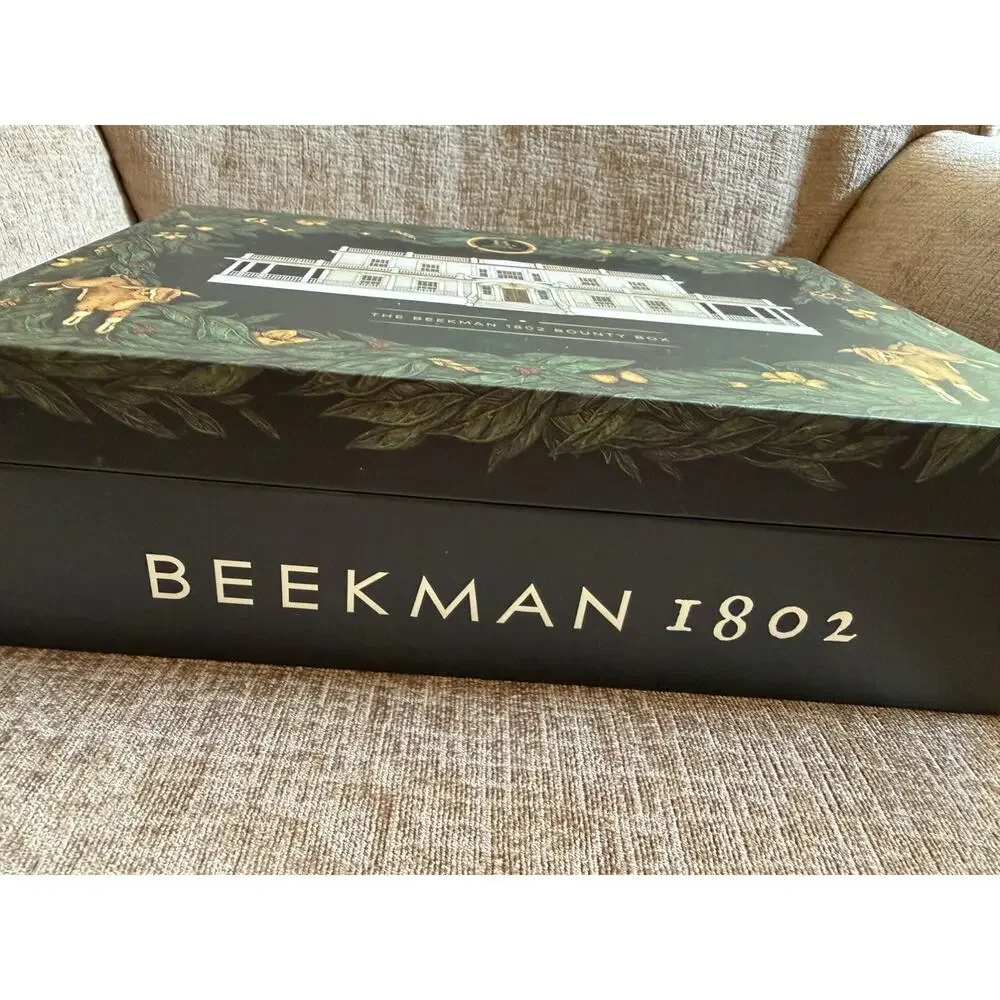 The William Beekman 1802 Bounty Box Goat Soap Lotions Cremes Skincare Gift Set